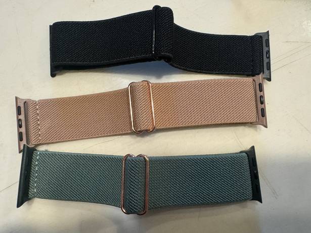 3 stretchy apple watch bands