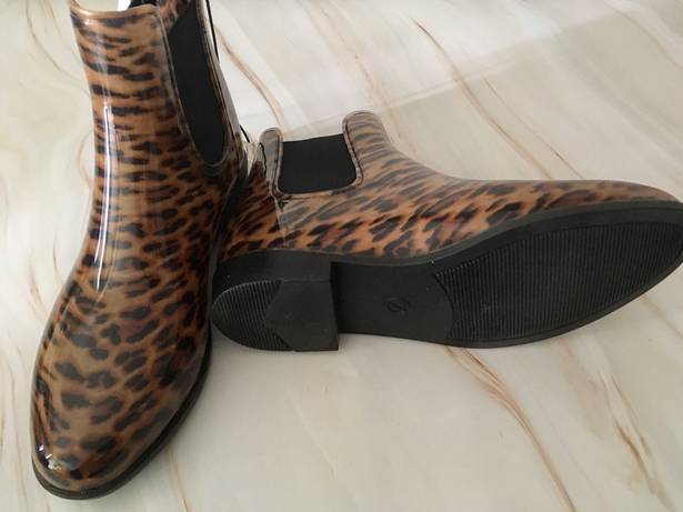 Leopard Print Rain Boots 🐆 Size 7