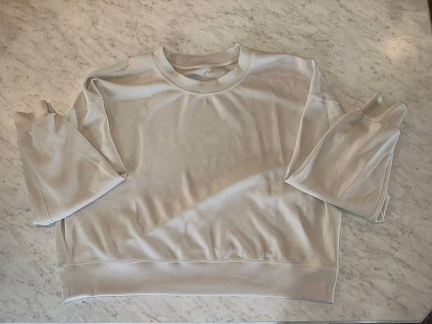 Lululemon Perfectly Oversized Cropped Crew Softstreme