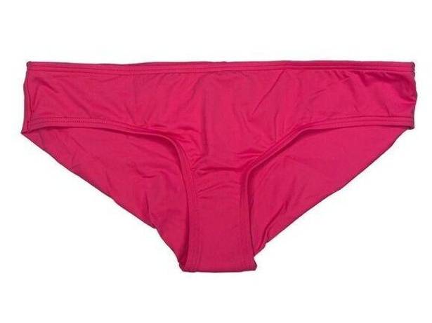 Vince Camuto  Shirred Smooth Fit Low Rise Cheeky Bikini Bottom Dragon Fruit Pink