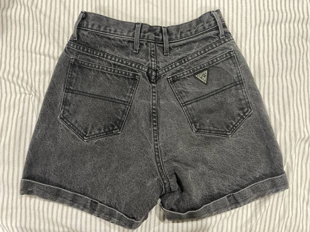 Guess Black Jean Shorts