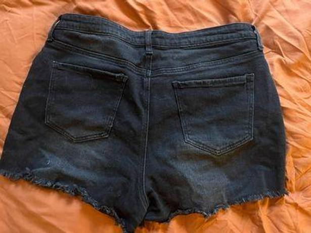 Abound Black Denim Shorts