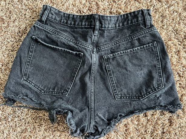 ZARA Black Denim Shorts