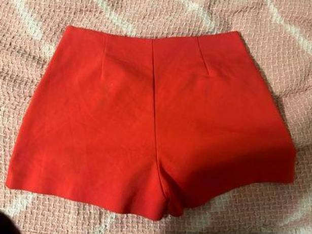 ZARA Red Skort