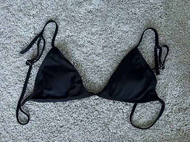 Black Triangle Bikini Top