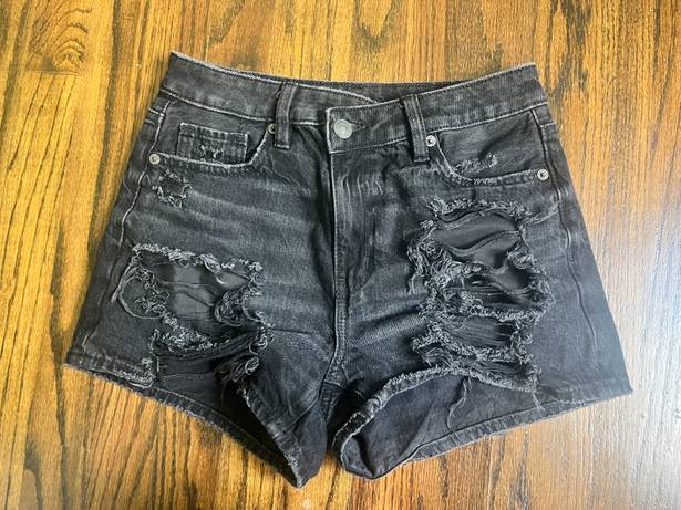 American Eagle Outfitters Black Denim Shorts