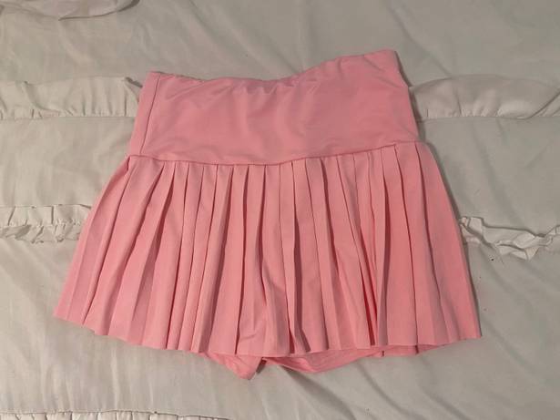 Pink Small Pleaded Skirt