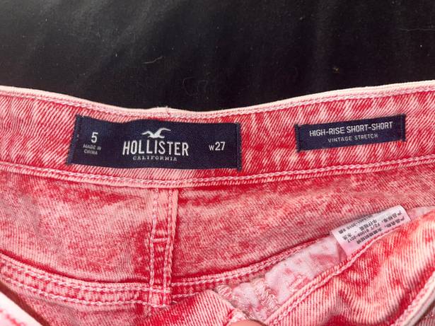 Hollister High Rise Short Shorts