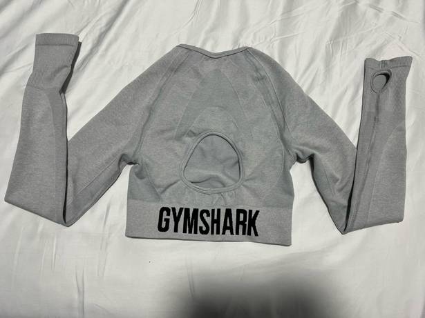 Gym Shark FLEX SPORTS LONG SLEEVE CROP TOP