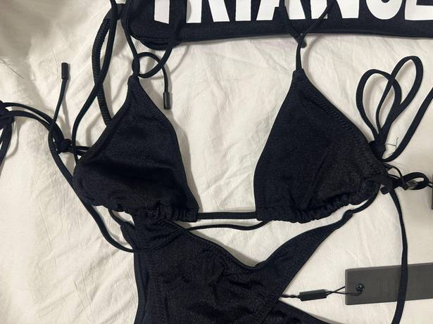 Triangl Vinca  Bikini - All Black