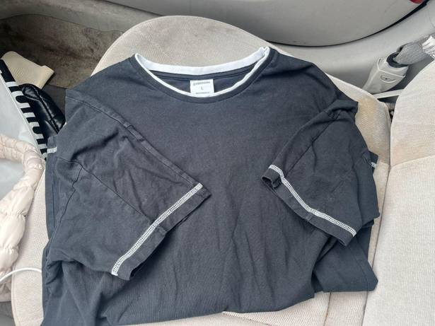 Gymshark Black  Top size Large