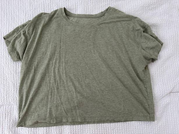 Lululemon Cates Crop Tee