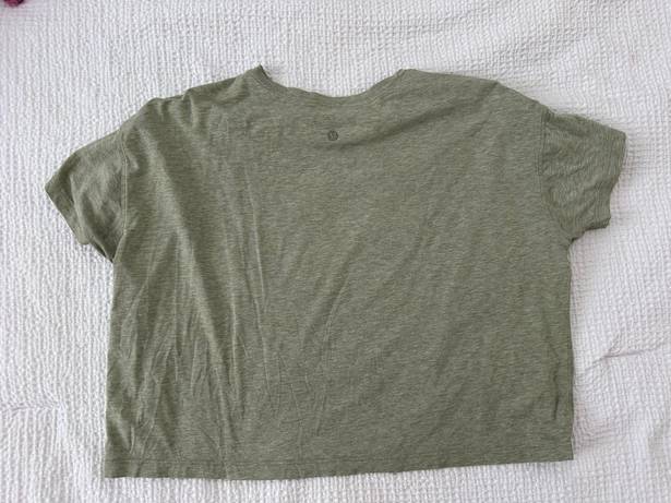 Lululemon Cates Crop Tee