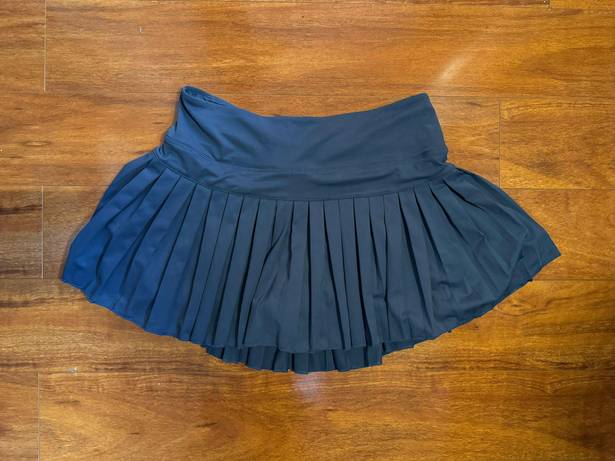 Gold Hinge Pleated Tennis Skirt