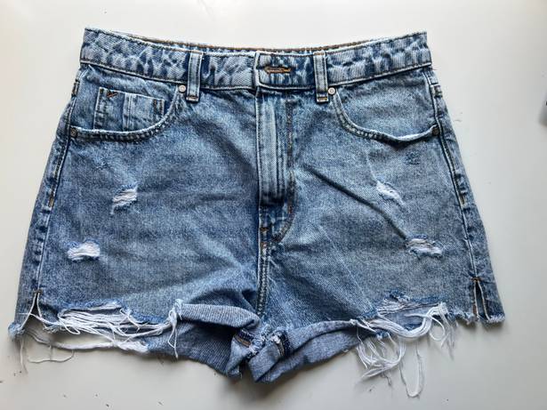 ZARA High Rise Jean Shorts