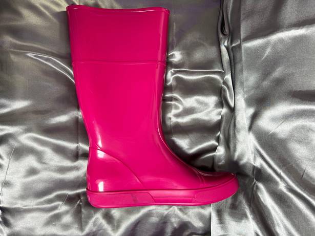 Furla Wellington Rain Boots (41) 10.5 Pink