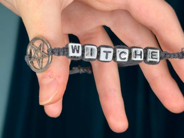 Hot Topic Upcylced  Witche Pentagram Bracelet