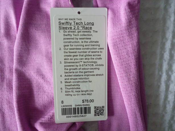 Lululemon Swiftly Tech Long Sleeve