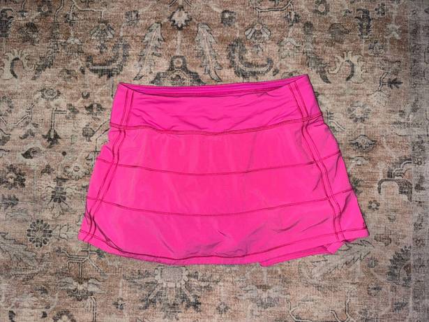 Lululemon Sonic Pink Pace Rival Skirt