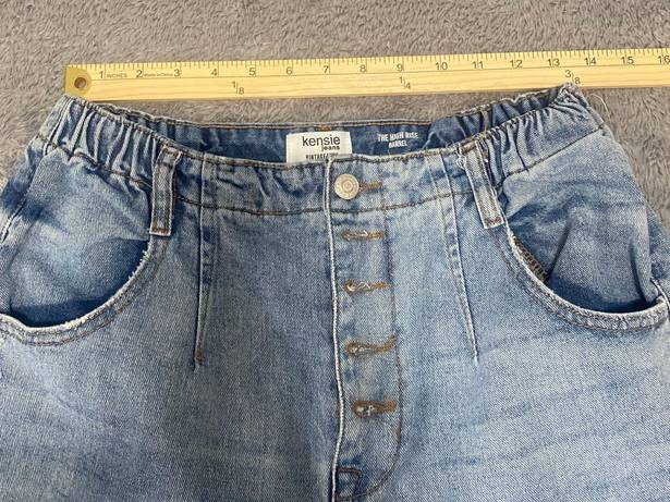 Kensie Jeans Vintage Luxe The High Rise Barrel Button Fly Jeans Size 8/29 NWOT