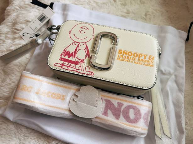 Marc Jacobs New  X Snoopy Snapshot Crossbody Bag