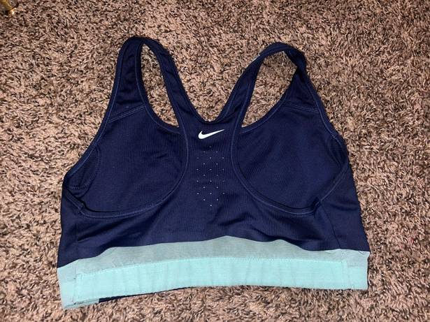 Nike Dri-Fit Blue Sports Bra