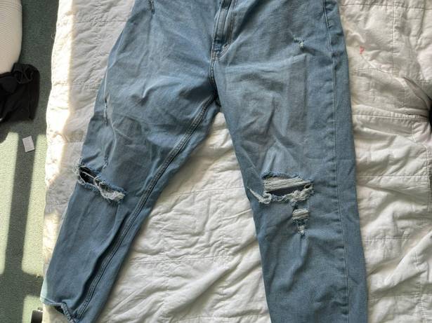 Abercrombie & Fitch High Rise Mom Jeans Curve Love