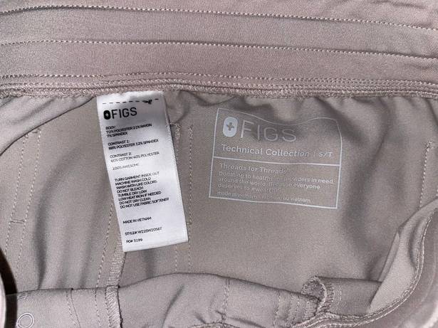 FIGS Jogger Scrub Pants Tan