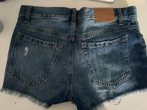 Aeropostale Dark Blue High Rise Shorts