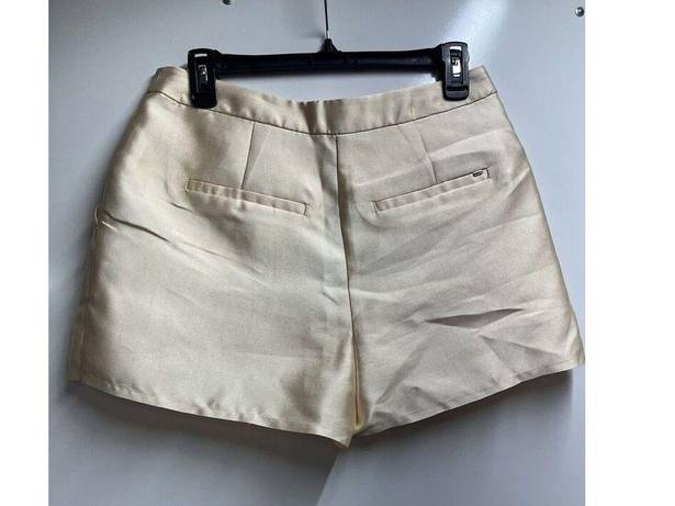 ALLSAINTS  NWT London Shimmer Short in Gold size 4 Women’s Designer Shorts