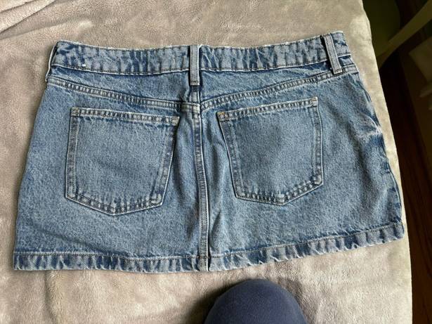 MNG Jeans Jean Mini Skirt