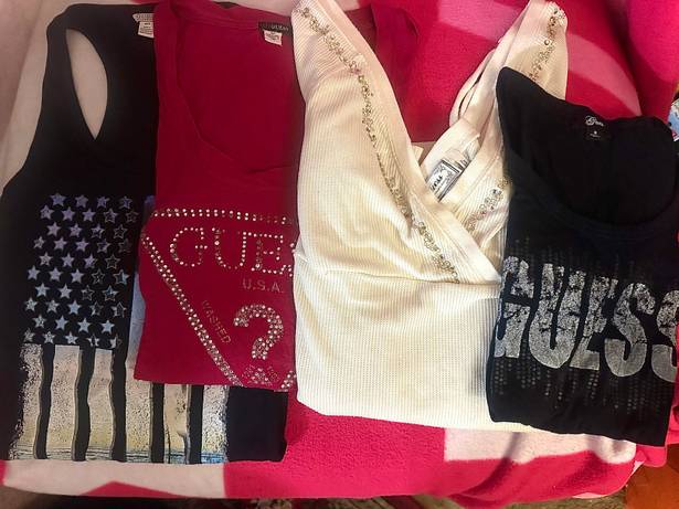 GUESS 4-Piece  Brand shirt Bundle