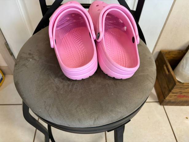 Crocs M8,W10 Pink  Classic Clogs