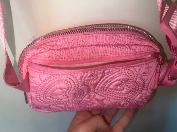 Heart Fanny Pack Pink