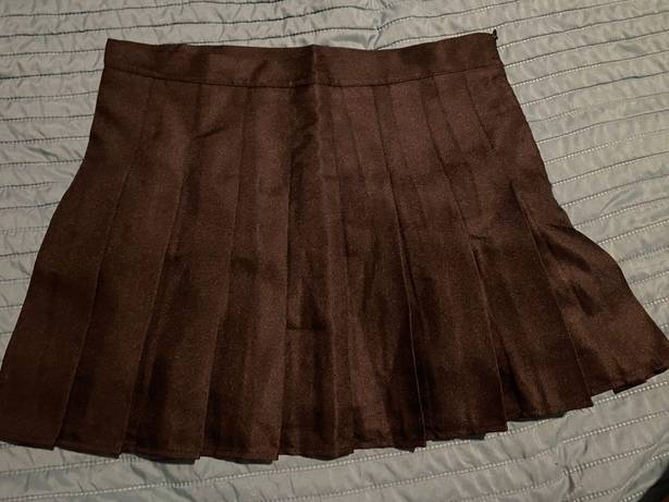 Pleated Black Skirt Size XL