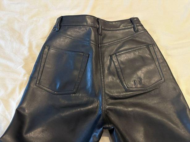 Aritzia Wilfred Faux Leather Black Pants Great Condition For A Night Out