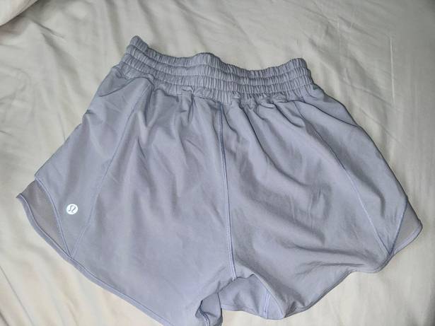 Lululemon Hotty Hot Shorts 4” Blue