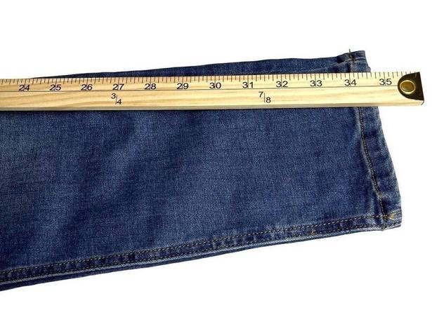 Parker Savi  Maternity Belly Band Ankle Jeans Stretch Denim Blue Womens Size XL