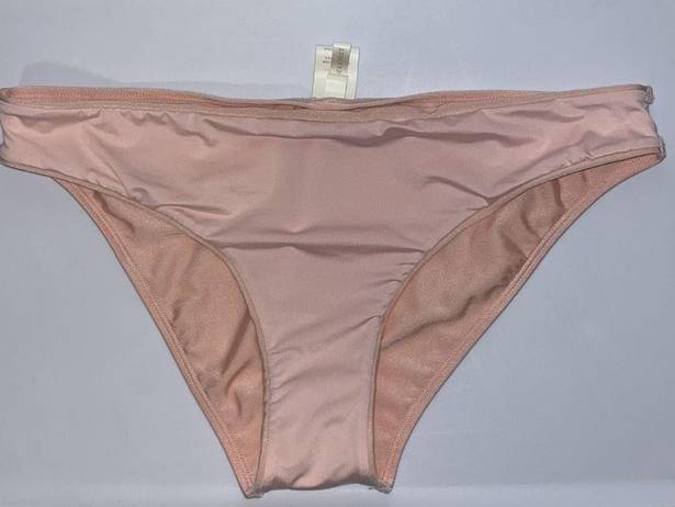 Chelsea and Violet  Blush Pink Bikini Bottom Women’s L Large Swim Swimsuit