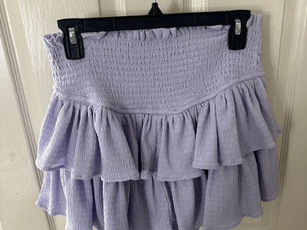 Purple mini skirt Size L