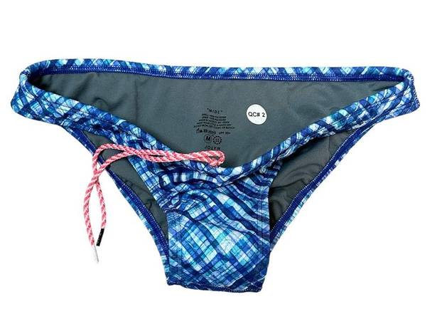 JOLYN  Womens Swim Bikini Bottoms Blue Size Medium NWOT