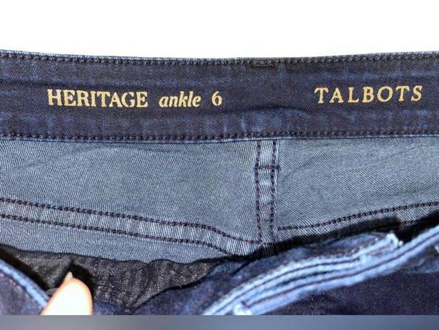 Talbots  Heritage Ankle Straight Jeans Size 6