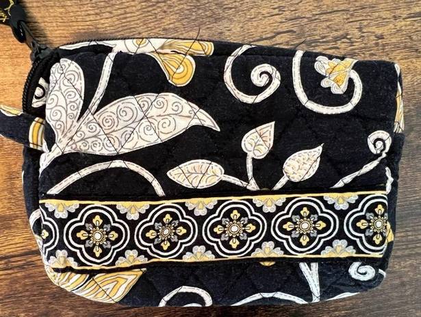 Vera Bradley RETIRED:  | Yellow Bird pattern makeup bag