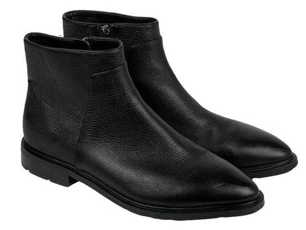 Via Spiga  Black Leather Booties 