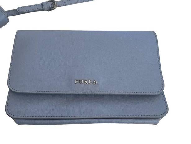 Furla  Women's Riva Two-piece Crossbody Bag And Wallet in baby blue‎