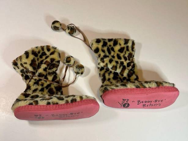 Betsey Johnson Cheetah Print Boots