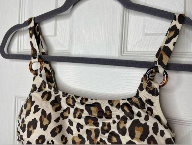 Spell & The Gypsy Collective  Bodhi One Piece Leopard Print Swimsuit Medium NWT