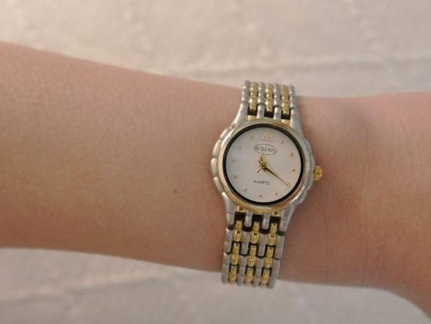 Vintage Twotone Quartz Link Watch