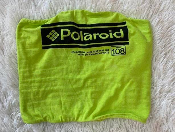 Polaroid tube top. size:small