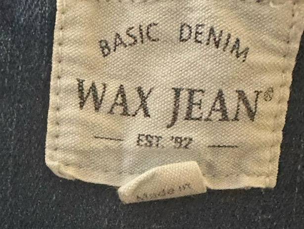 Wax Jean Wax Denim Distressed Overall Jeans, 1X